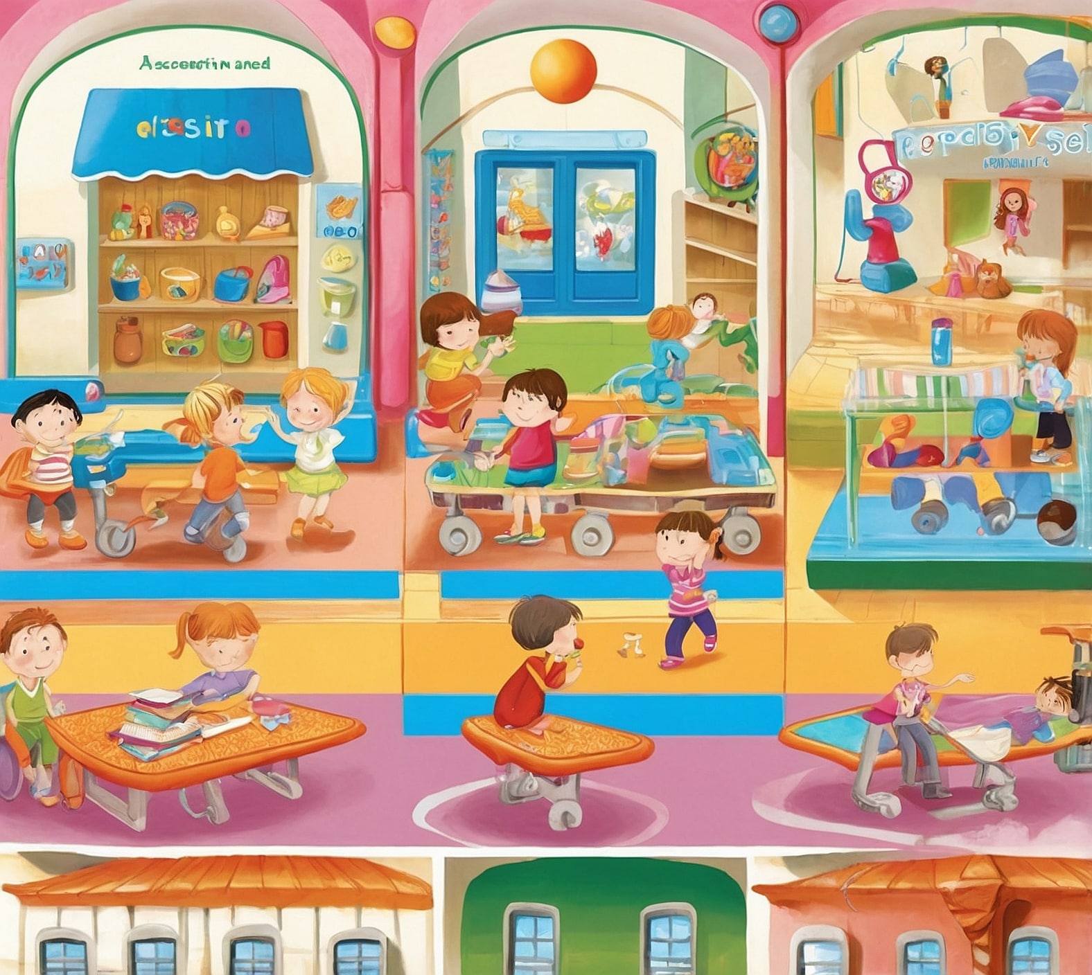 Juegos infantiles y terapias.