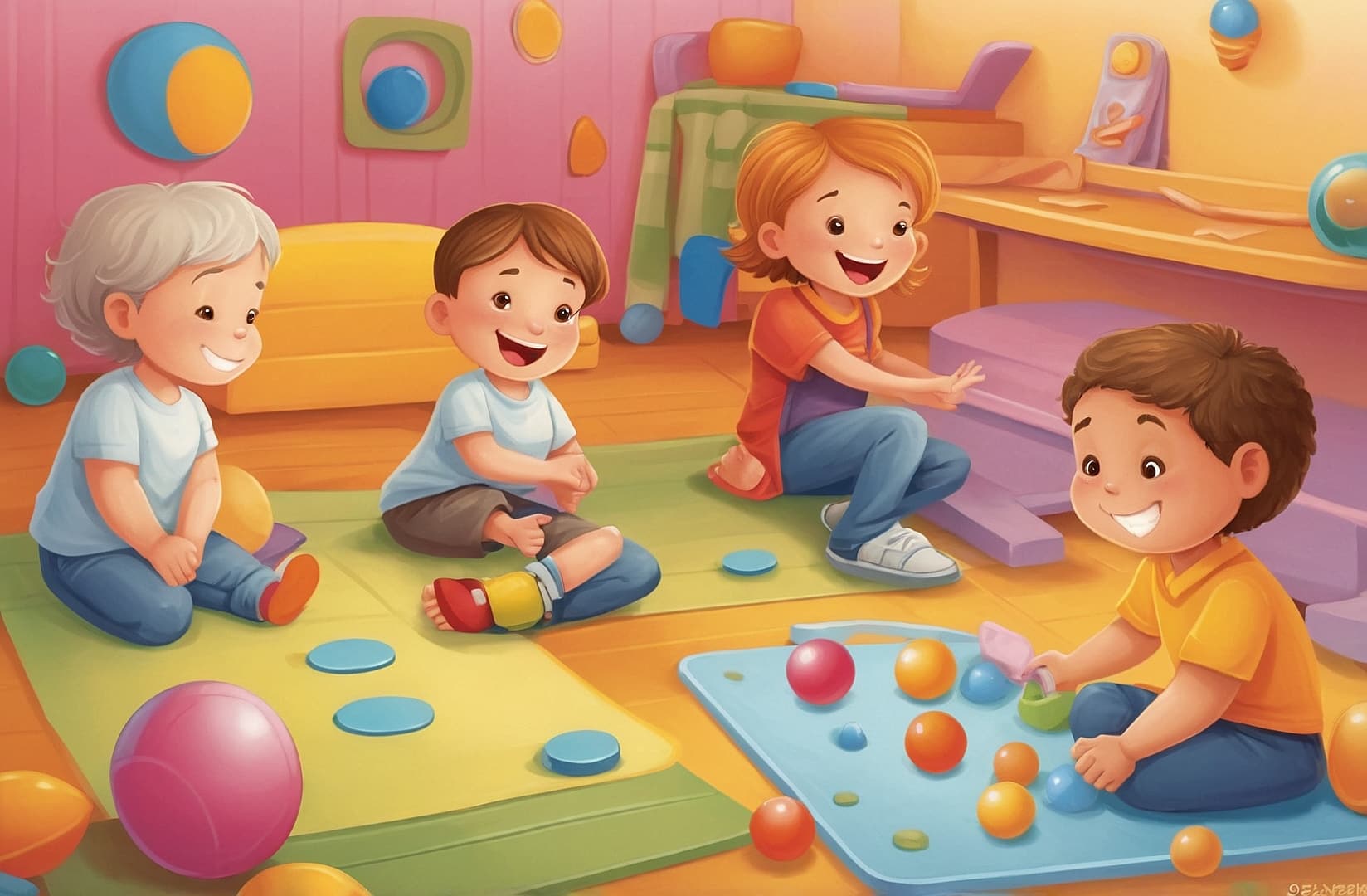 Diversión y cuidado infantil